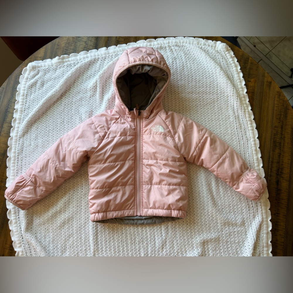 The North Face Pink Reversible Shasta Jacket